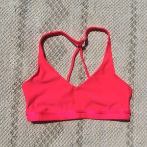 Low impact strappy sports bra